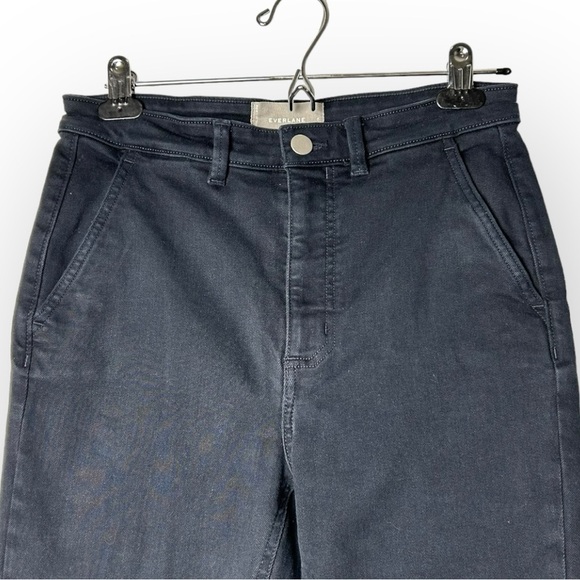 Everlane The  Slim Leg Crop Regular in Washed Black 6 - Picture 3 of 8